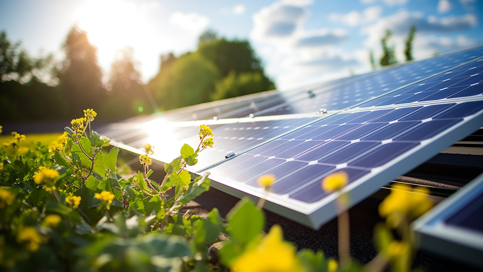 Auf einem Dach installierte Solarzellen. Grüne Energie. Elektrizität. Energie-Paneele. Herstellung von Solarbatterien.