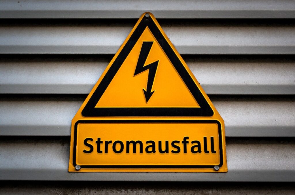 Stromausfall Warnung